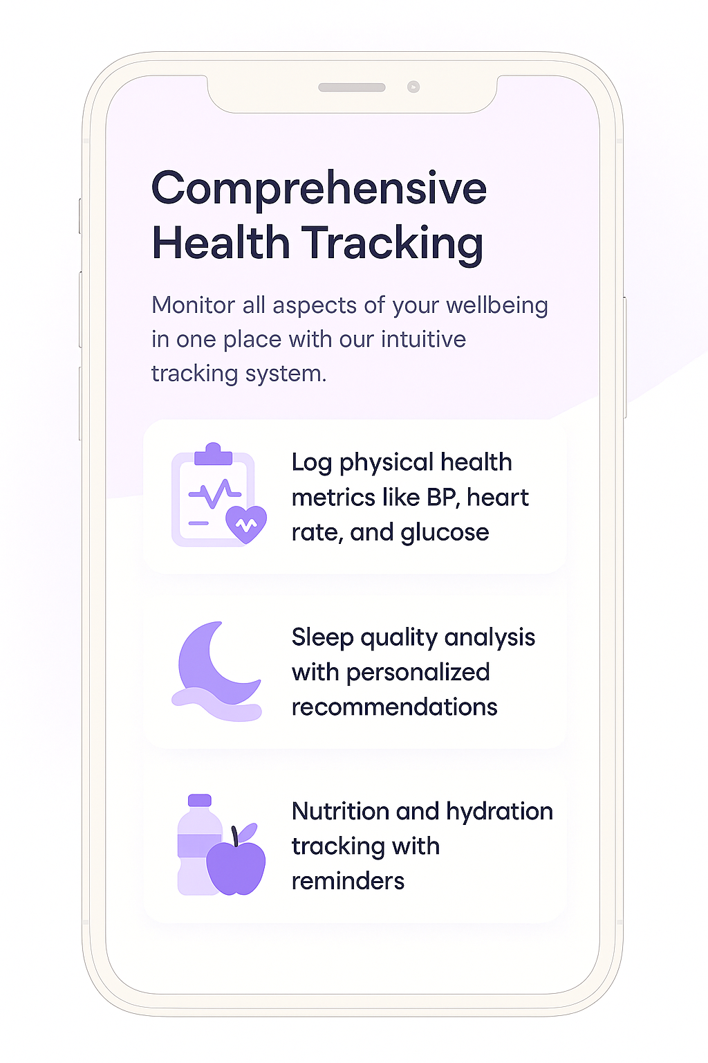 Health Tracking Feature